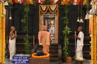 HH Swamiji's arrival and Deva Darshana - Guru Purnima, 10th July 2025. Pictures Courtesy Shriyuts Dinesh Karkal and Abhinav Kalla